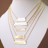 Make It Personal Plate Necklace by taudrey