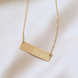 Mommy Plate Necklace by taudrey