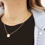 Mom Mini Coin Necklace by taudrey