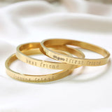 Forever Friend Bangle Set by taudrey